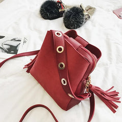 Fashion Scrub Women Bucket Vintage Shoulder Bag Vintage