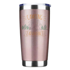 Camping Adventure 20oz Insulated Vacuum Sealed Tumbler