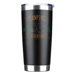 Camping Adventure 20oz Insulated Vacuum Sealed Tumbler