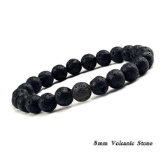 Natural Volcanic Stone Beads Bracelets