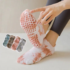 Breathable Tie-Dye Yoga Socks