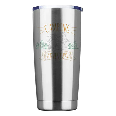 Camping Adventure 20oz Insulated Vacuum Sealed Tumbler