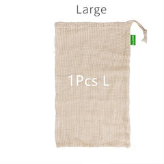 Reusable Cotton Mesh Bag For Vegetables