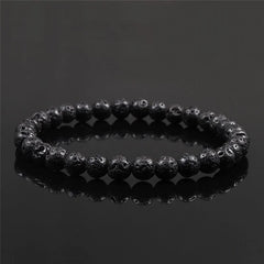 Natural Volcanic Stone Beads Bracelets