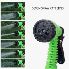 Expanding Expandable Flexible Garden Water Hose w Spray Nozzle 25, 50, 75, 100FT