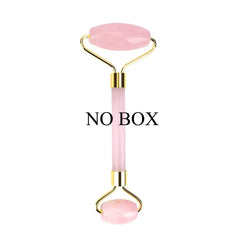 Rose Quartz and Jade Roller Slimming Face Massager