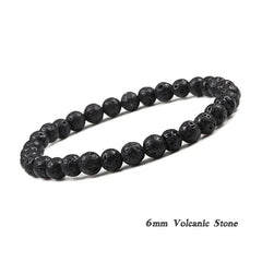 Natural Volcanic Stone Beads Bracelets