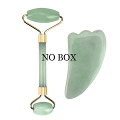 Rose Quartz and Jade Roller Slimming Face Massager