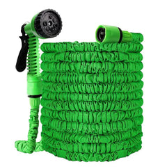 Expanding Expandable Flexible Garden Water Hose w Spray Nozzle 25, 50, 75, 100FT