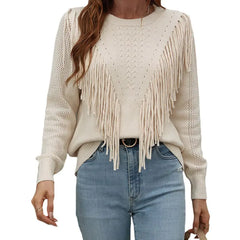 Women Tassels Autumn Sweaters